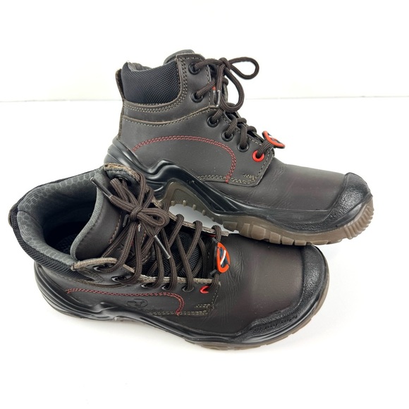 Berrendo Men's Sz 4 Steel Toe Work Boots Oil & Slip Resistant Industrial Shoes - Picture 3 of 11